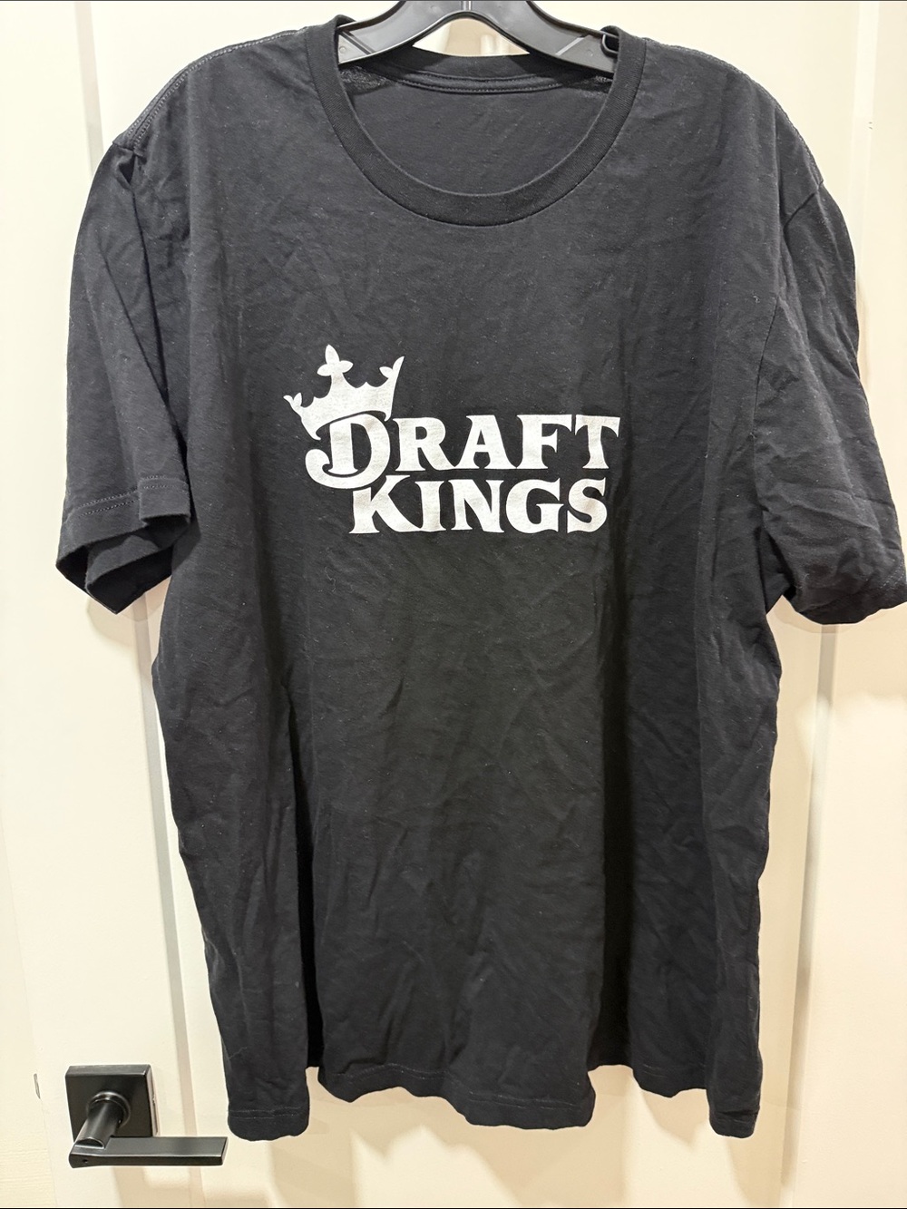 Draft Kings Men's Black Logo T-Shirt - XXL